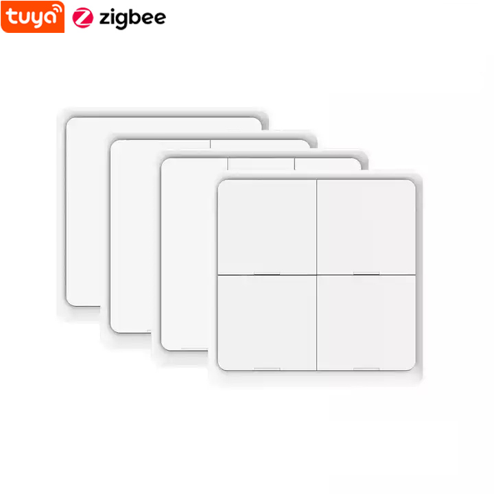 4 Buttons Tuya ZigBee Wireless Smart Scene Switch RSH-SC04